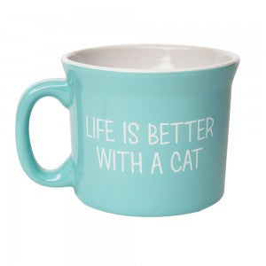 GA Cat Life Is Better Coffee Mug