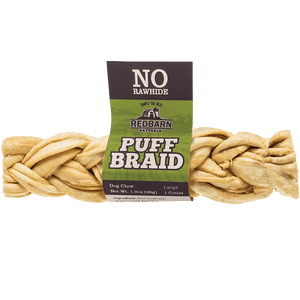 Redbarn Puff Beef Esophagus Braid SM/MD