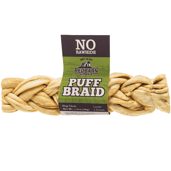 Redbarn Puff Beef Esophagus Braid SM/MD