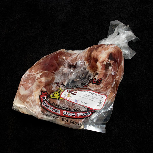 Happy Tails Raw Whole Turkey Neck 3Pk