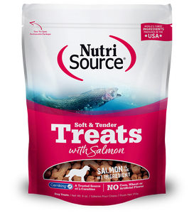 NutriSource Dog Treat Soft Tender Salmon