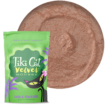 Tiki Cat Velvet Mousse PCH Tuna Mackerel 2.8z