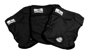 Pet Parents Washable Diaper Black 3pk