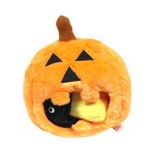 Midlee Pumpkin Find a Toy Halloween Dog Toy