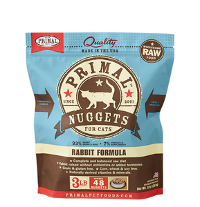 Primal Raw Rabbit Nugget Cat 3lb