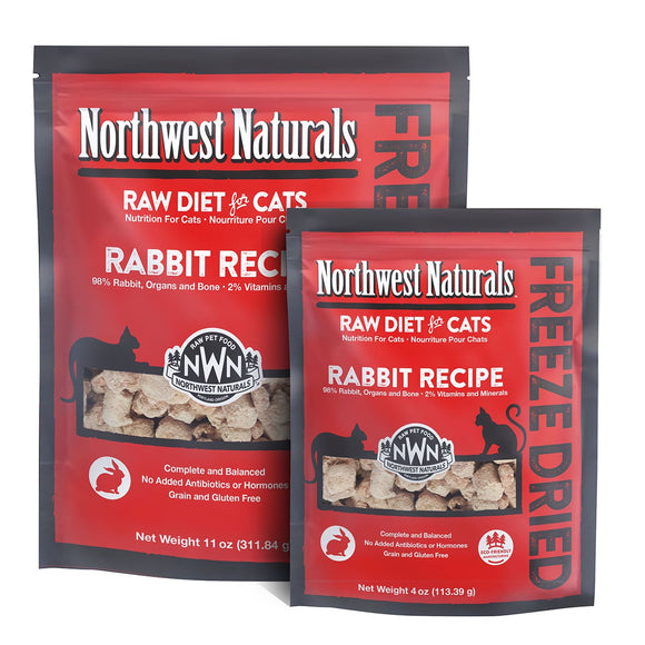 Northwest Naturals Cat Freeze Dried Nibbles Rabbit