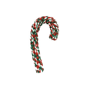 Midlee Candy Cane Rope Toy 8in