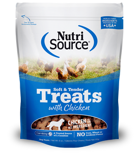 NutriSource Dog Treat Soft Tender Chicken