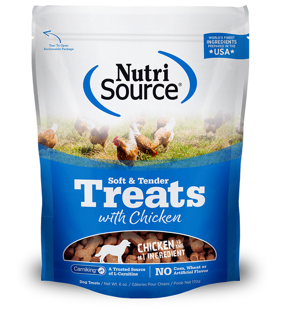 NutriSource Dog Treat Soft Tender Chicken