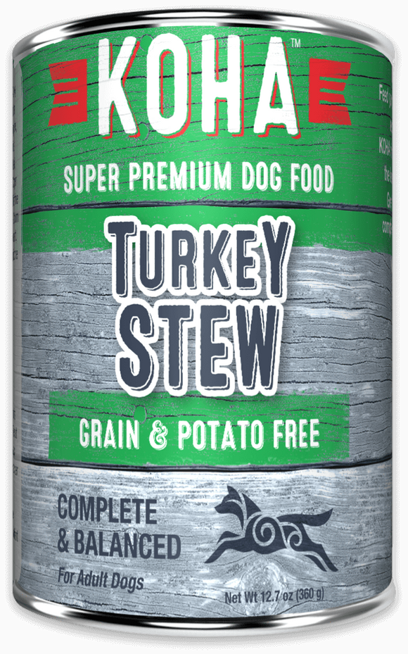 KOHA Dog GF Stew Turkey 12.7oz