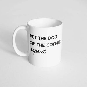 The Dapper Paw Pet The Dog Sip The Coffee Mug 15oz