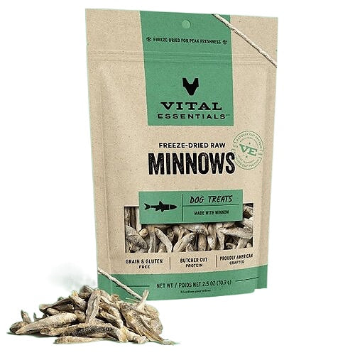 Vital Essentials Dog Freeze Dried Minnows 2.5oz*