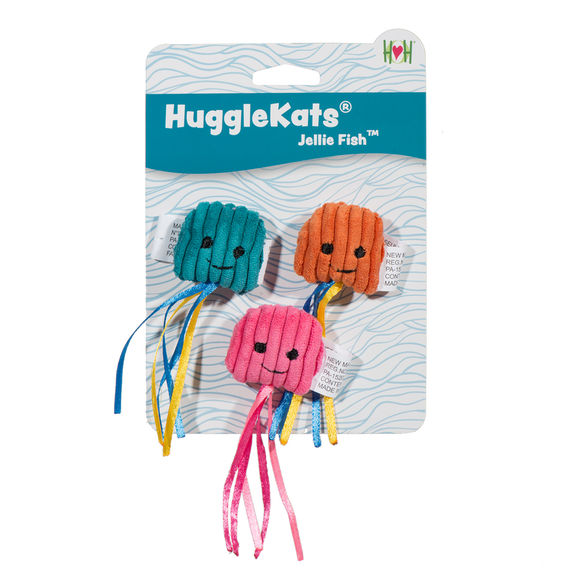 HuggleKat Jellie Fish 3pk