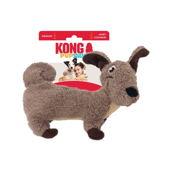 Kong Pupsqueak Tucker Brown Medium