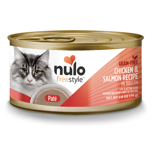 Nulo Cat Pate Chicken Salmon 2.8oz