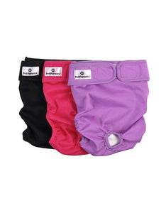 Pet Parents Washable Diaper Princess 3pk