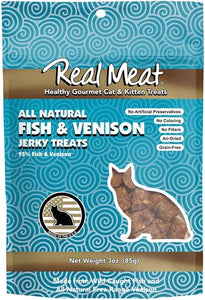 Real Meat Cat Treat Fish Venison 3oz