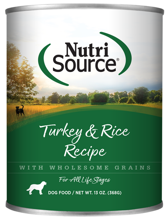 NutriSource K9 Turkey Rice 13oz