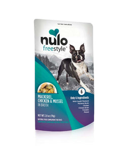 Nulo Dog Mackerel Chicken Mussel Pouch 2.8oz