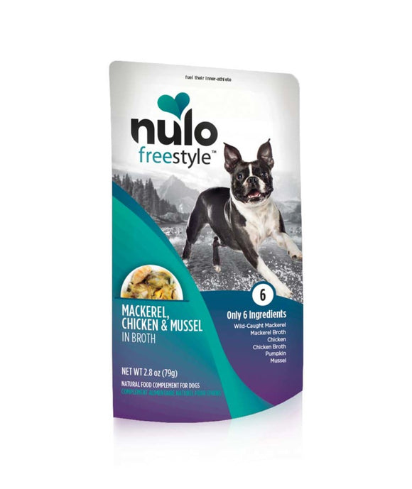 Nulo Dog Mackerel Chicken Mussel Pouch 2.8oz