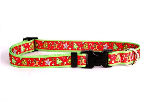 Yellow Dog Holiday Treats Collar